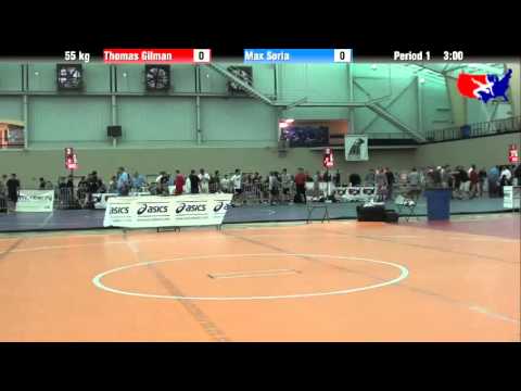 Thomas Gilman vs. Max Soria at 2013 ASICS University Nationals - FS