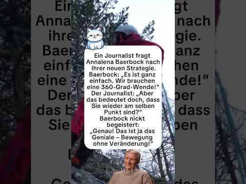 🧭🌀 Baerbock und die 360-Grad-Wende – pure Politik-Akrobatik! 😂 #jokes #lustig #humor