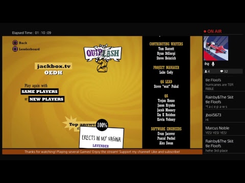 Let's play quiplash 2! With frens