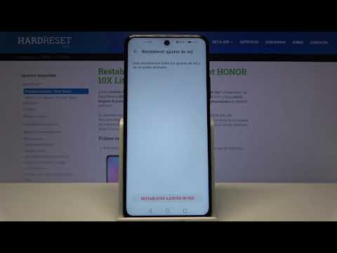 Cómo restaurar WiFi en HONOR 10X Lite - restablecer ajustes de red