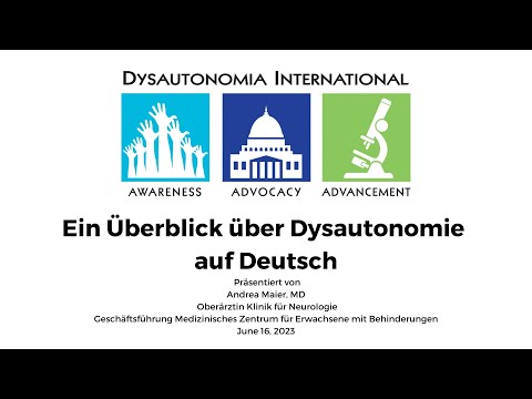 Ein Überblick über Dysautonomie auf Deutsch
