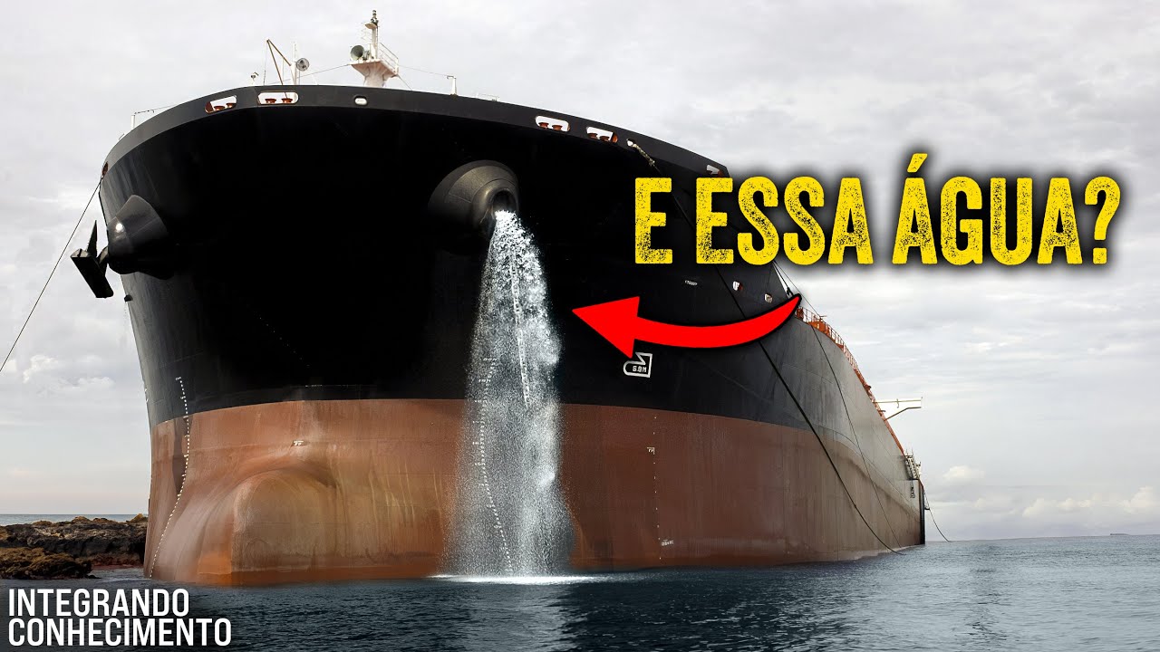 Por que tem essa água saindo do navio?