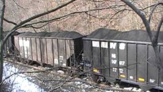 preview picture of video 'Westbound NS/OC Coal Drag, Near Bowerstown, Ohio'