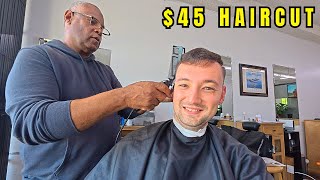 $45 Haircut & Shave In Los Angeles, USA 🇺🇸
