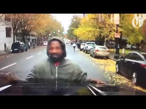 Dash camera footage shows truck vs. protester