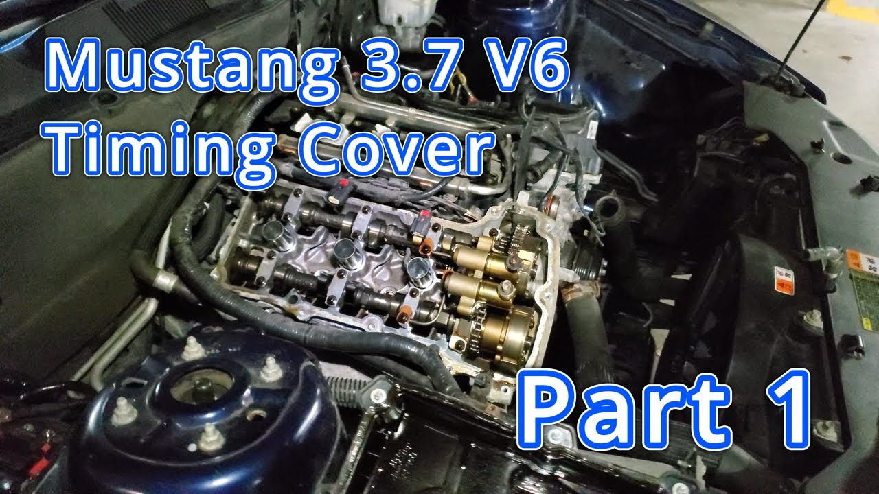 Mustang removing timing cover Part 1