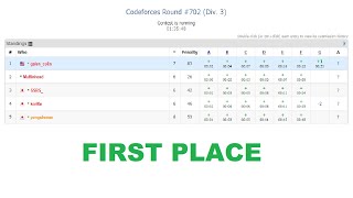 Winning Codeforces Round 702 (Div. 3) - All Solutions!