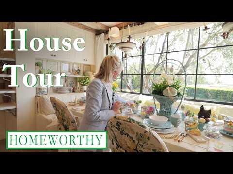 HOUSE TOUR | An Elegant California Home Beautifully Decorated For Easter | DIY Easter Decor Ideas