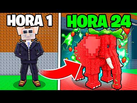 PASSEI 24 HORAS DO NOOB AO PRO NO ROUBE UM BRAINROT… DEU MUITO CERTO!