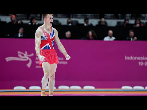 Luke Whitehouse - World Championships Floor Final with Silver winning routine, Jakarta 2025.