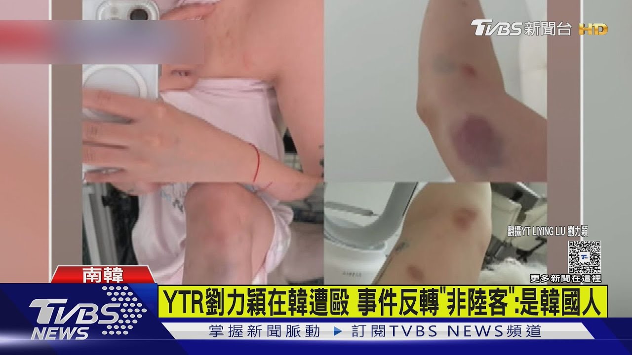 YouTuber劉力穎在韓遭毆 事件反轉「非陸客」:是韓國人