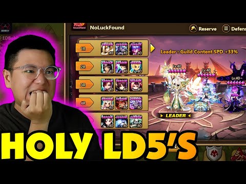 Buffed Units vs Ultra Premium LD5* Defense Teams 