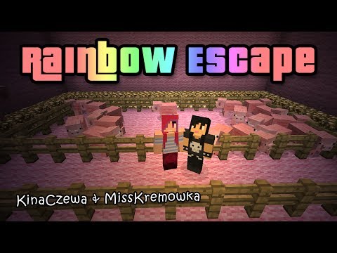Oppa parkour stajl - Rainbow Escape #1 [MissKremowka & Kinaczewa]