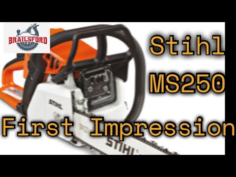 Stihl MS250  Chainsaw Review