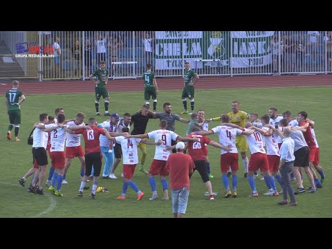 WISŁA SANDOMIERZ - CHEŁMIANKA CHEŁM 1:0 (0:0) - FRAGMENTY MECZU I KOMENTARZE TRENERÓW