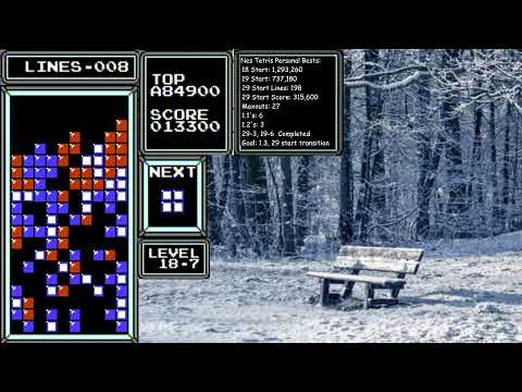 NES Tetris - First EVER Completion of 18-7 B-Type
