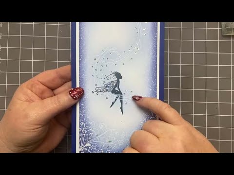 Tia enjoys the sparkle light by Karen Telfer - A Lavinia Stamps Tutorial