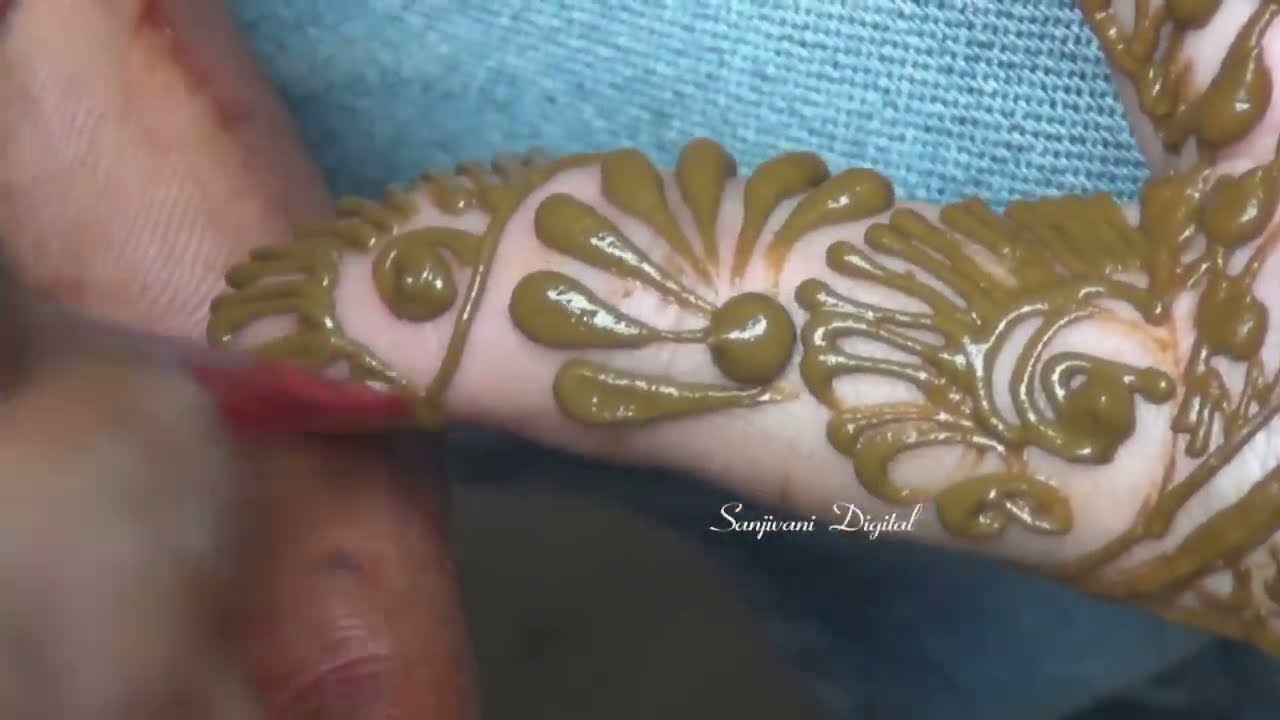 mehndi design tutorial for hands by sanjivani lifestyle