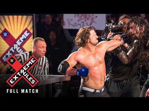 FULL MATCH: Roman Reigns vs. AJ Styles — WWE Title Extreme Rules Match: WWE Extreme Rules 2016