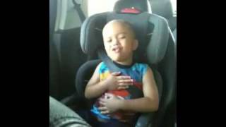 Baby sings Justin Beiber's song