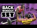 Best Back Workout Video Ever • SST Back Workout • Nezeer Adams • African Bodybuilder