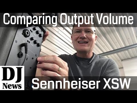 Comparing Output From Two Units #Sennheiser XSW Digital Wireless Audio Transmitters and Receivers
