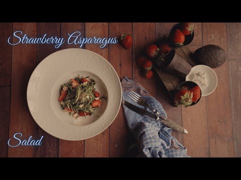 German Style Summer Recipe | Outstanding Asparagus Strawberry Salad