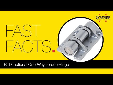 Fast Facts: Bi-Directional One-Way Torque Hinge HG-TQW8080