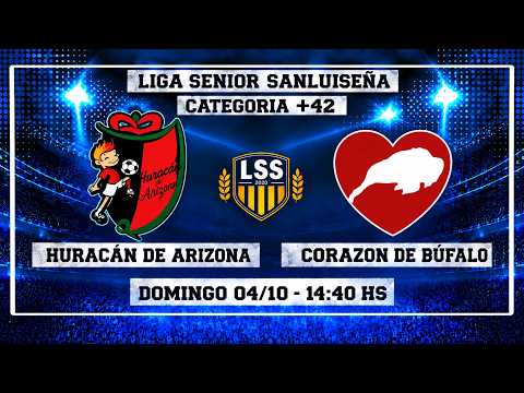 Copa Provincia de San Luis | Categoría +42 | Huracán de Arizona Vs. Corazón de Búfalo