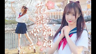 【麦麥籽】花瓣翩翩✿樱花树下的制服少女之舞