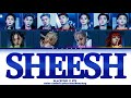 BTS X BLACKPINK SHEESH By BABYMONSTER Lyrics Color Coded Lyrics