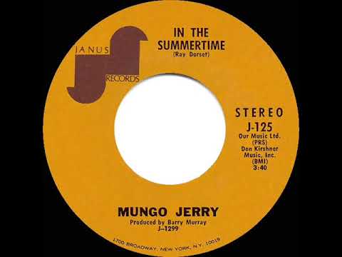 1970 HITS ARCHIVE: In The Summertime - Mungo Jerry (a #1 record--stereo 45)