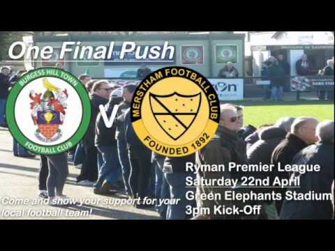 Calling all Burgess Hill Town FC Fans! We come together! One Final Push!