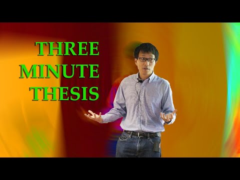 Three Minute Thesis (3MT) 2019 - Xiaochen Su