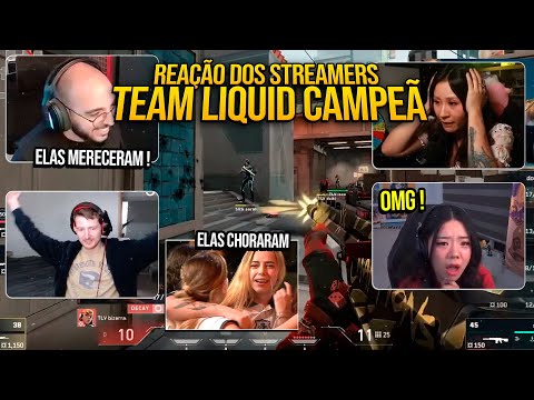 Streamers' reaction to Team Liquid becoming world champions in 2025!