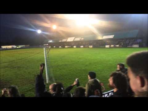 Tonbridge Angels 1 v Dulwich Hamlet 1 Ryman League 2/1/16 Crowd Footage