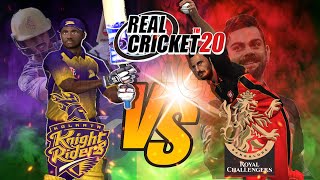 KKR vs RCB - Kolkata Knight Riders vs Royal Challengers Bangalore Match Highlights | Real Cricket 20