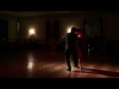  Sabrina Masso  and  Federico Naveira  are  dancing  to  the  vals  "  Dichas Que Vivi  "