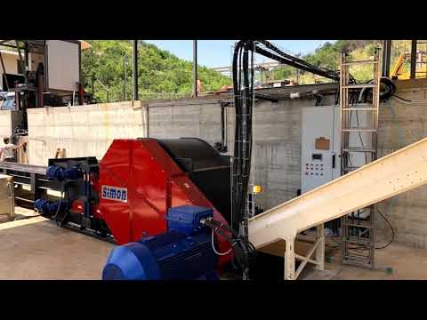 Wood Chipper SED 450x800/315kW -  installation