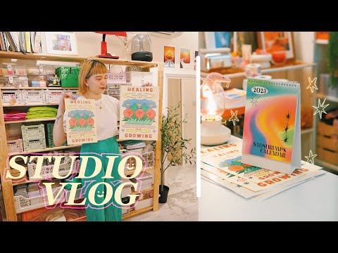 , title : 'making art, reopening the shop + unboxing new items ☺︎ STUDIO VLOG 10'