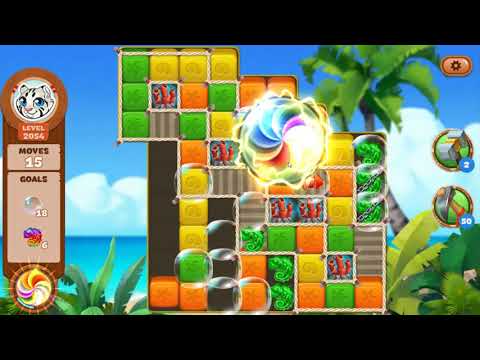 Lost Island Blast Adventure Level 2054 NO BOOSTERS - A S GAMING