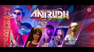 02 Closer n Oh Penne mash up Anirudh Live In Singapore 2017