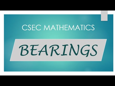 CSEC Mathematics - Bearings