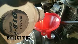 How to Change Engine Oil in Bajaji CT110XBS6 Bike