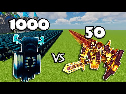 Mc Boss - 1000 Warden Vs 50 Ignis | Minecraft