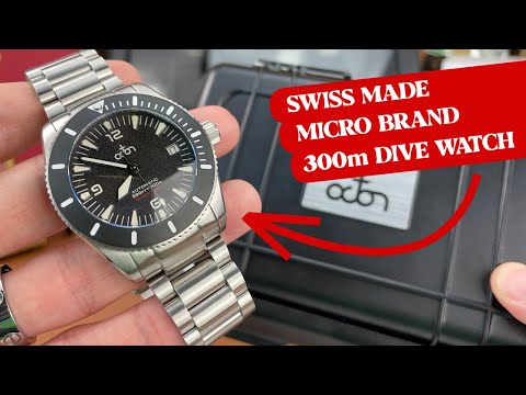 SWISS MADE Octon Blackfisken 300m Micro Brand Dive Watch!! | Overview