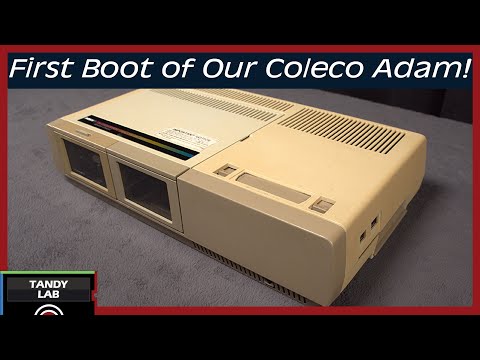 Our Coleco Adam, Is It Broken? (Probably) - First Boot
