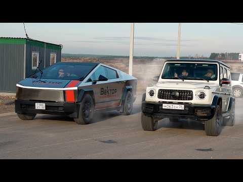 ИЛОН ПРОСТИ! Заруба ГЕЛИК G63 AMG против КИБЕРТРАКА