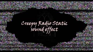 Creepy Radio Static sound effect (with breathing)