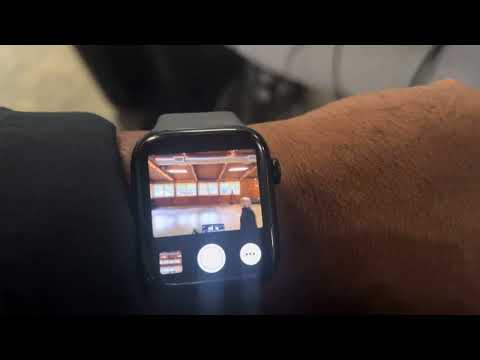 Using the Apple Watch Camera Remote capture gig footage.